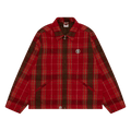AAPE Now Moonface Check Jacket "Red/Orange"
