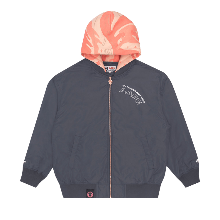 AAPE Panelled Logo Jacket "Grey/Dark"