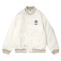 AAPE Moonface Patch Bomber Jacket "Ivory"