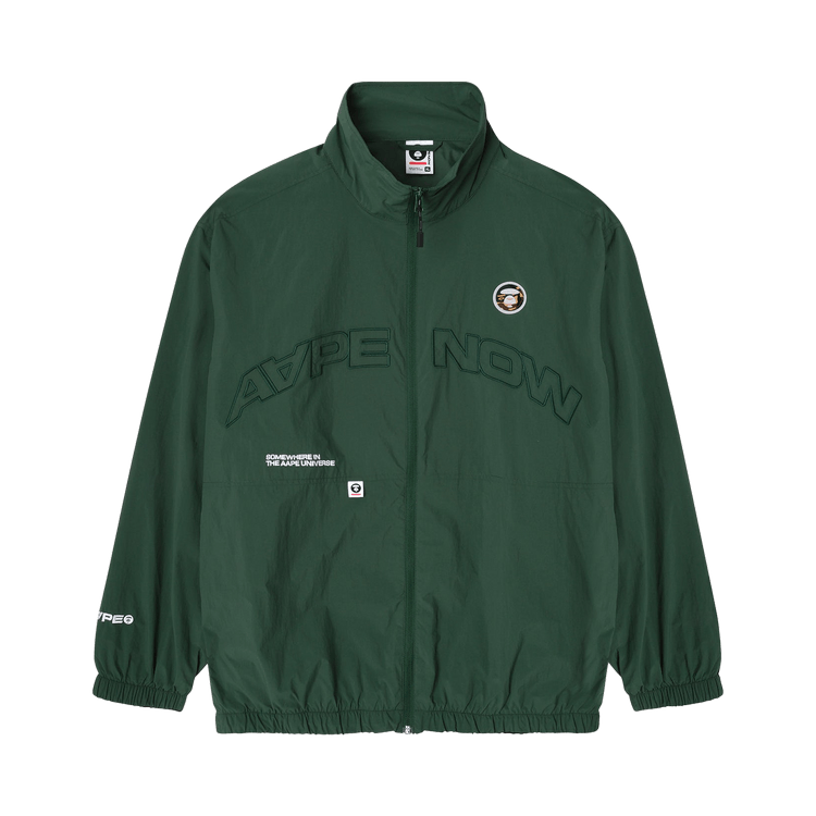 AAPE Moonface Patch Nylon Jacket "Green/Dark"