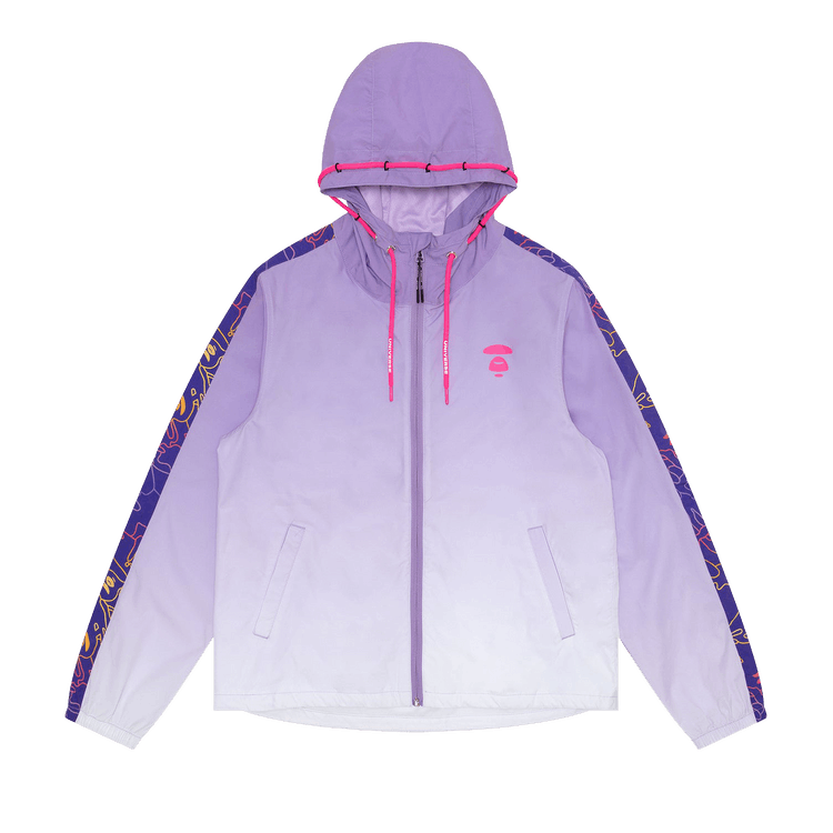 AAPE Moonface Hooded Zip Jacket "Purple/Light"