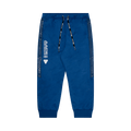 AAPE Moonface Patch Jersey Sweatpants "Blue"