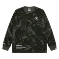 AAPE Moonface Patch Camo Long-Sleeve Tee "Khaki/Multi"
