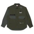AAPE Moonface Long Sleeve Shirt "Khaki"