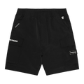 AAPE Now Moonface Logo Cargo Shorts "Black"
