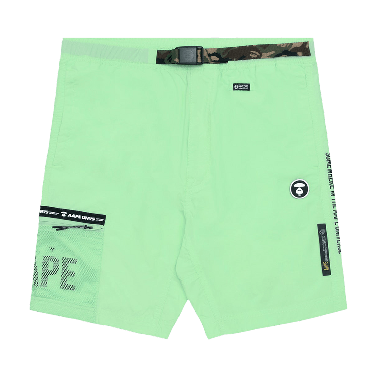 AAPE Belted Cargo Shorts "Green/Light"