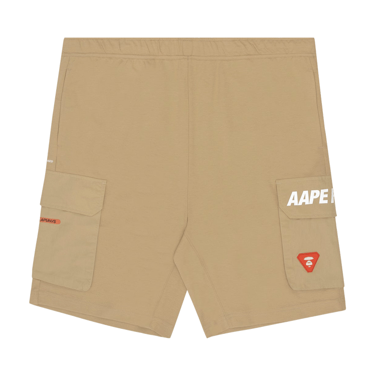AAPE Moonface Cargo Shorts "Beige/Light"