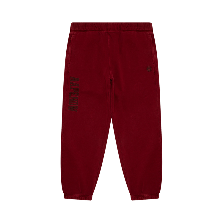 AAPE Now Sweatpants "Burgundy"