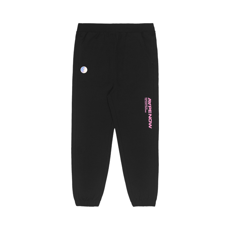 AAPE Moonface Printed Sweatpants "Black"