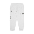 AAPE Moonface Cargo Sweatpants "White/Heather"