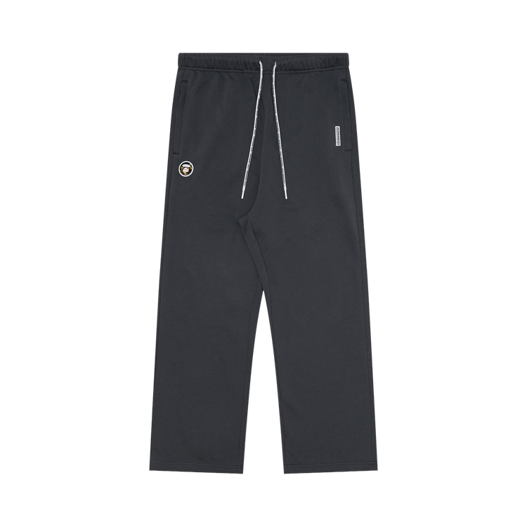 AAPE Moonface Patch Straight Sweatpants "Grey"