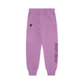 AAPE Moonface Embroidered Fleece Sweatpants "Purple/Light"