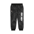 AAPE Moonface Camo Patterned Sweatpants "Black/Multi"