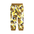 AAPE Moonface Camo Patterned Sweatpants "Yellow/Beige"