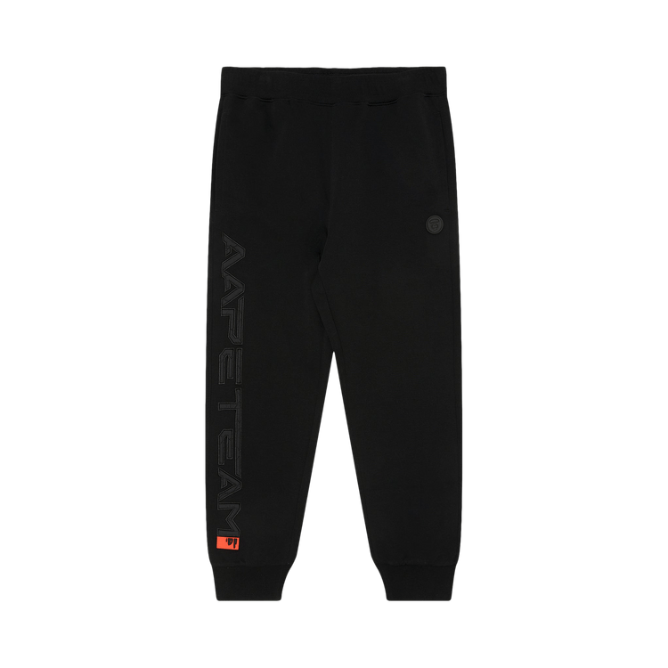 AAPE Moonface Patch Sweatpants "Black"