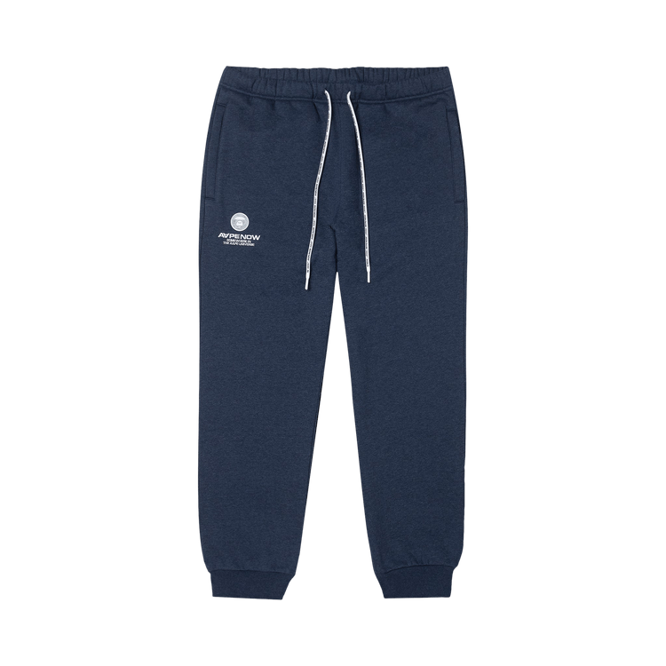 AAPE Moonface Patch Sweatpants "Navy/Heather"