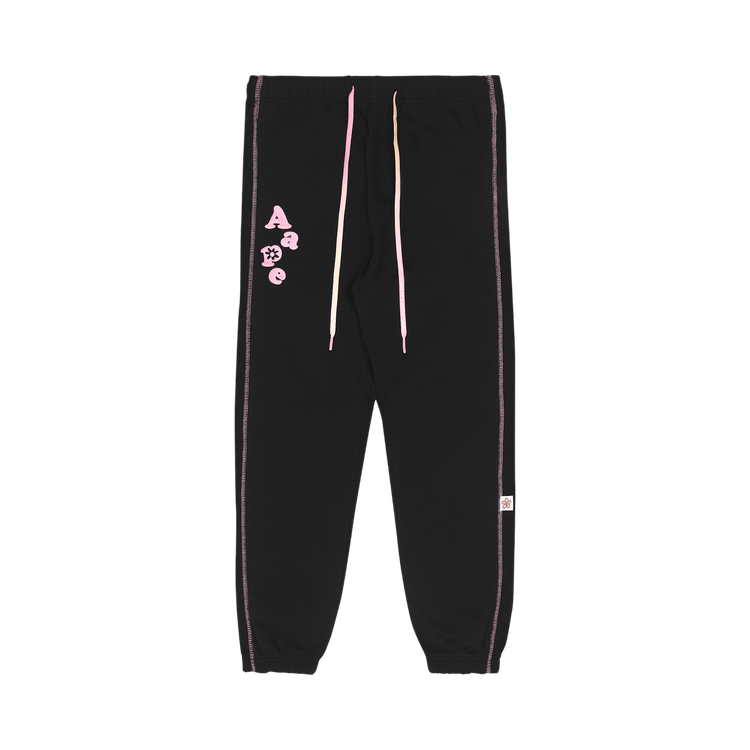 AAPE Logo Embroidered Sweatpants "Black"