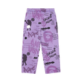 AAPE Unvs Moonface Graffiti Sweatpants "Purple/Light"