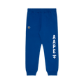 AAPE Moonface Patch Sweatpants "Blue/Dark"