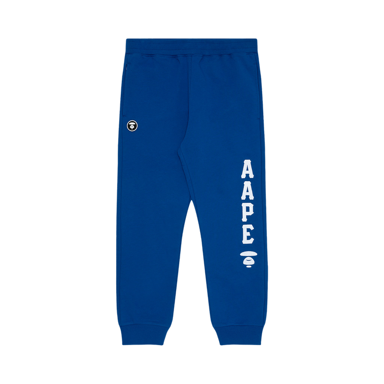 AAPE Moonface Patch Sweatpants "Blue/Dark"