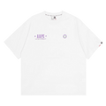 AAPE Moonface Patch Logo Graphic Tee "White"