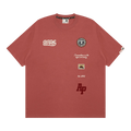 AAPE Unvs Embroidered Logo Tee "Red/Light"