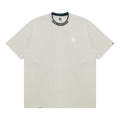 AAPE Now Moonface Logo Relaxed Fit Tee "White/Heather"