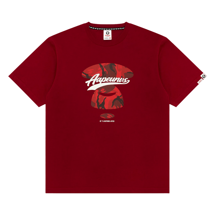 AAPE Unvs Graphic Tee "Burgundy"