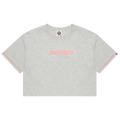 AAPE Moonface Cropped Tee "White/Heather"