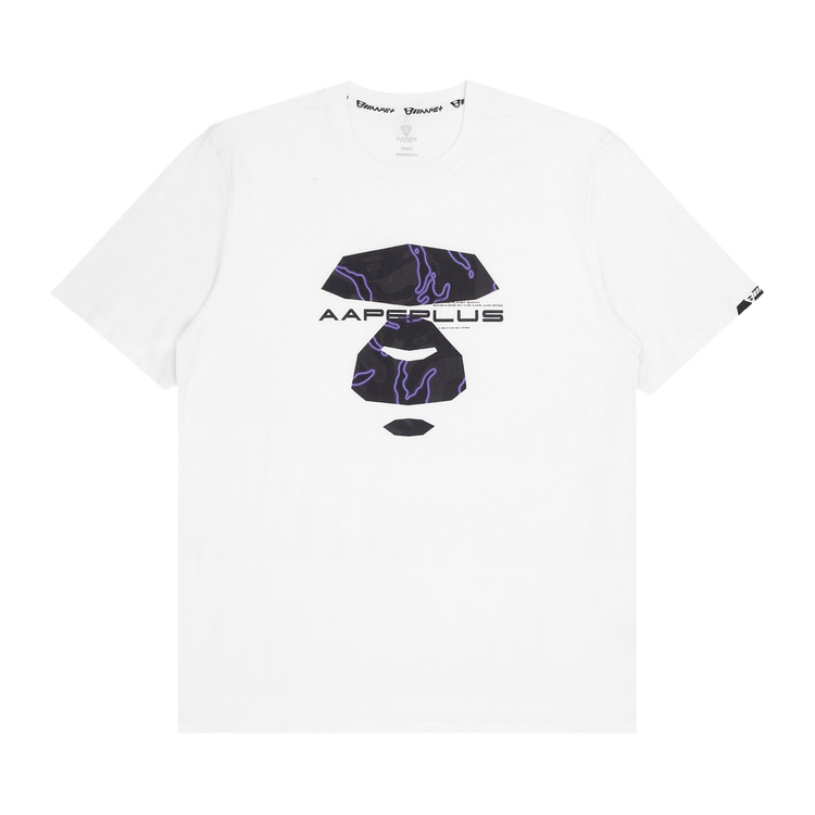 AAPE Moonface Graphic Tee "White"