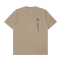 AAPE Moonface Patch Embroidered Tee "Beige/Red"