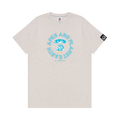 AAPE Moonface Relaxed Graphic Tee "Ivory/Heather"