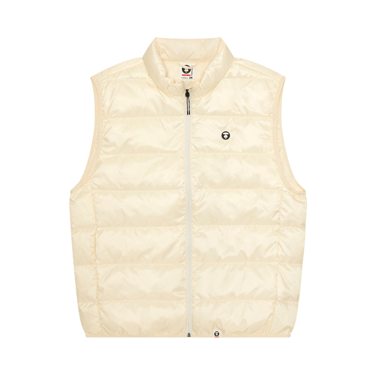 AAPE Now Moonface Down Vest "Ivory"