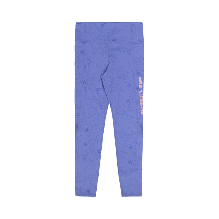 AAPE Moonface Patterned Leggings "Purple/Multi"