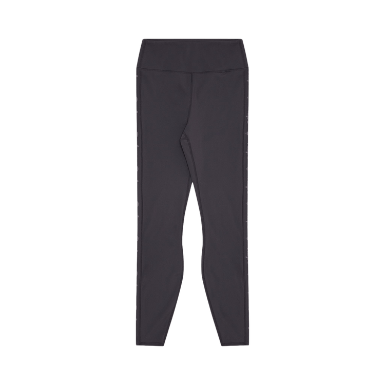 AAPE Moonface Logo Tape Sports Leggings "Burgundy/Dark"