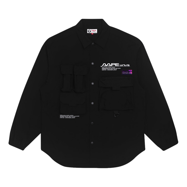 AAPE Printed Shirt "Black"