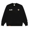 AAPE r Moonface Logo Crew Neck Sweatshirt "Black"