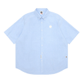 AAPE Now Moonface Logo Short Sleeve Shirt "Blue"