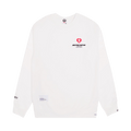 AAPE Moonface Heart Patch Sweatshirt "Ivory"