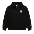 AAPE Basic Zip Up Sweatshirt "Black"