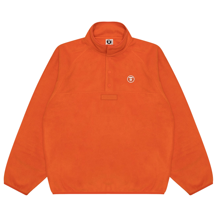 AAPE Now Moonface Logo Pullover "Orange"