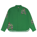 Denim Tears Jockey Riders Button Up "Green"