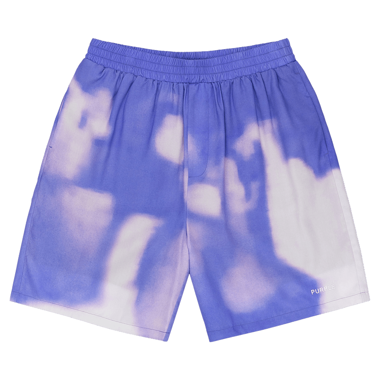 PURPLE BRAND Lyocell Pull On Shorts "Black"