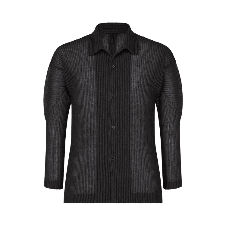 Issey Miyake Rustic Mesh Top "Black"