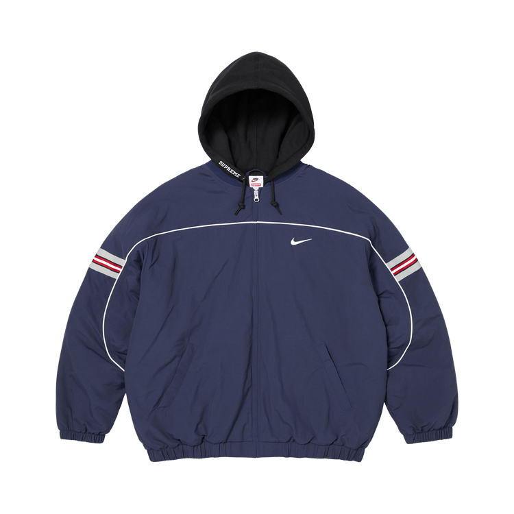 Supreme x Nike Nylon Hooded Jacket "Navy"