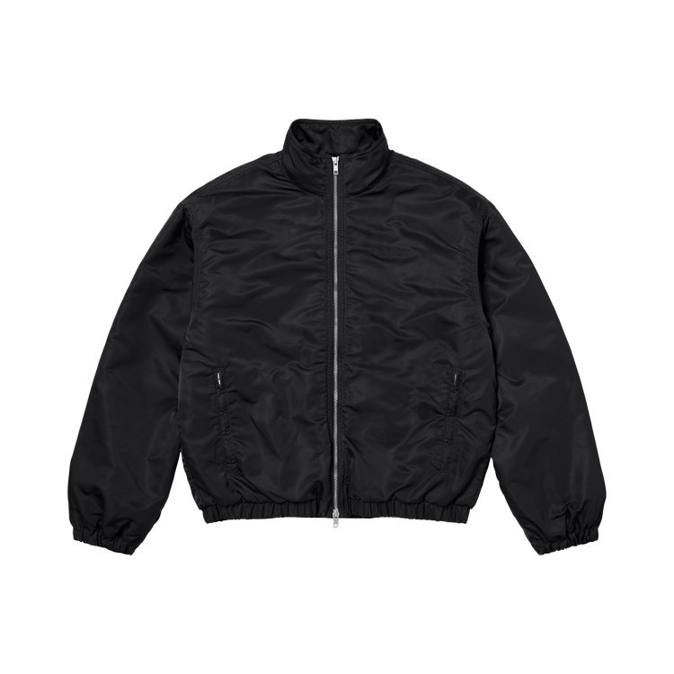 Supreme Stand Collar Lined Nylon Jacket "Black"