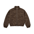 Supreme Stand Collar Lined Nylon Jacket "Brown"