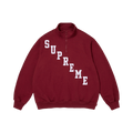 Supreme Slant Appliqué Half Zip Pullover "Cardinal"