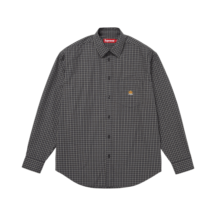 Supreme Mini Plaid Shirt "Black"
