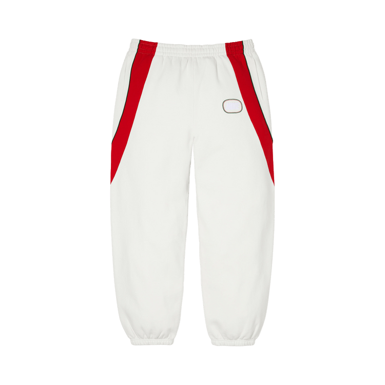 Supreme x Nike Paneled Sweatpant "White"